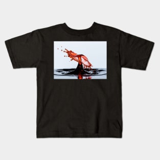 Stop Motion Red Splash 3 Kids T-Shirt